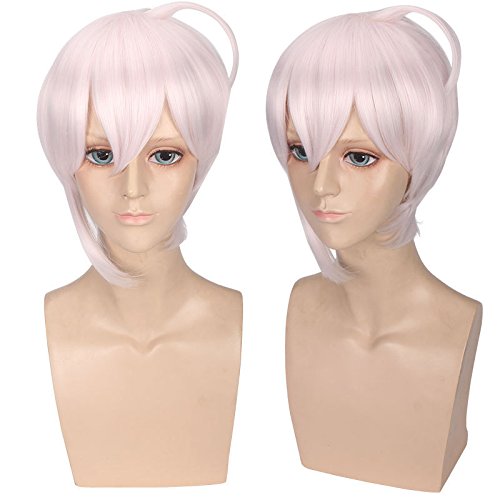 Wig for Halloween Fashion Christmas Party Dress Up Wig Cosplay Wig Idolish7 Four-Leaf Ring Bird Swim Spinning Nine-Jo Tian Nanase Lu Reverse Curled Short Hair Color: Pl-615 Nine-Jo Ten Wig for Halloween Fashion Christmas Party Dress Up Wig Cosplay Wig Idolish7 Four-Leaf Ring Bird Swim Spinning Nine-Jo Tian Nanase Lu Reverse Curled Short Hair Color: Pl-615 Nine-Jo Ten von EQWR