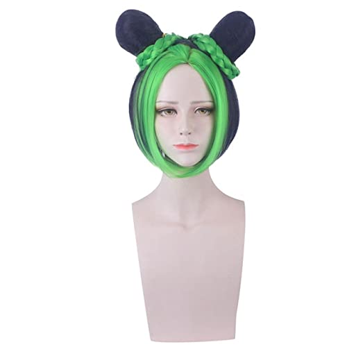 Wig for JOJO's Bizarre Adventure Stone Ocean Jolyne Cujoh Kujo Frauen Zöpfe Perücke Cosplay Kostüm Hitzebeständige Kunsthaarperücken CHINA wie auf dem Bild von EQWR