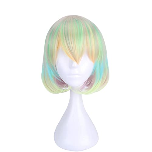 Wig for Land of the Glänzende Diamantperücke Cosplay Kostüm Houseki no Kuni Frauen Kurzes Kunsthaar + Perückenkappe Land of the Glänzendes wie auf dem Bild von EQWR