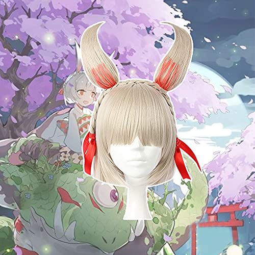 Wig for Spiel Onmyoji Cosplay Perücke Hitzebeständige Synthetische Spiel Cosplay Perücke Halloween Karneval Party Cosplay Perücken von EQWR