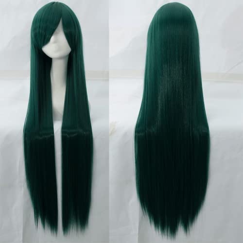 Wig for cosplay wig universal 100CM color long straight hair cos anime high temperature wire 099 color:rose net 058 [1 meter] von EQWR