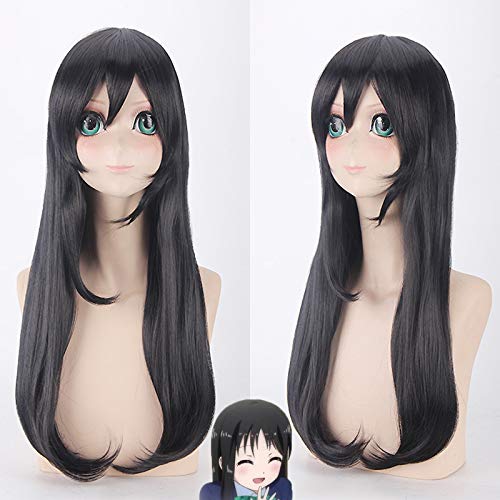 love live Yazawa Nicole kimono exudes unawakened cosplay wig black love live Yazawa Nicole kimono exudes unawakened cosplay wig black von EQWR