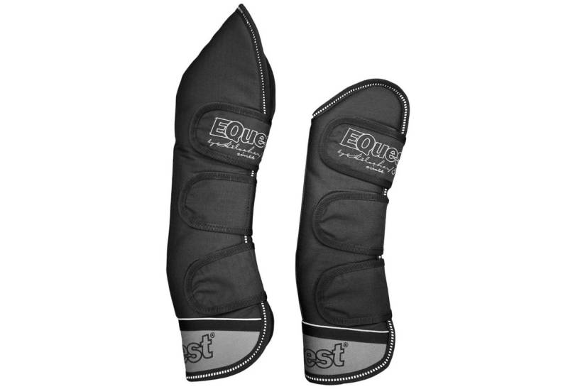 EQuest Transportgamaschen Transportgamasche für Pferde, 4er Set, Schwarz, L Warmblut von EQuest