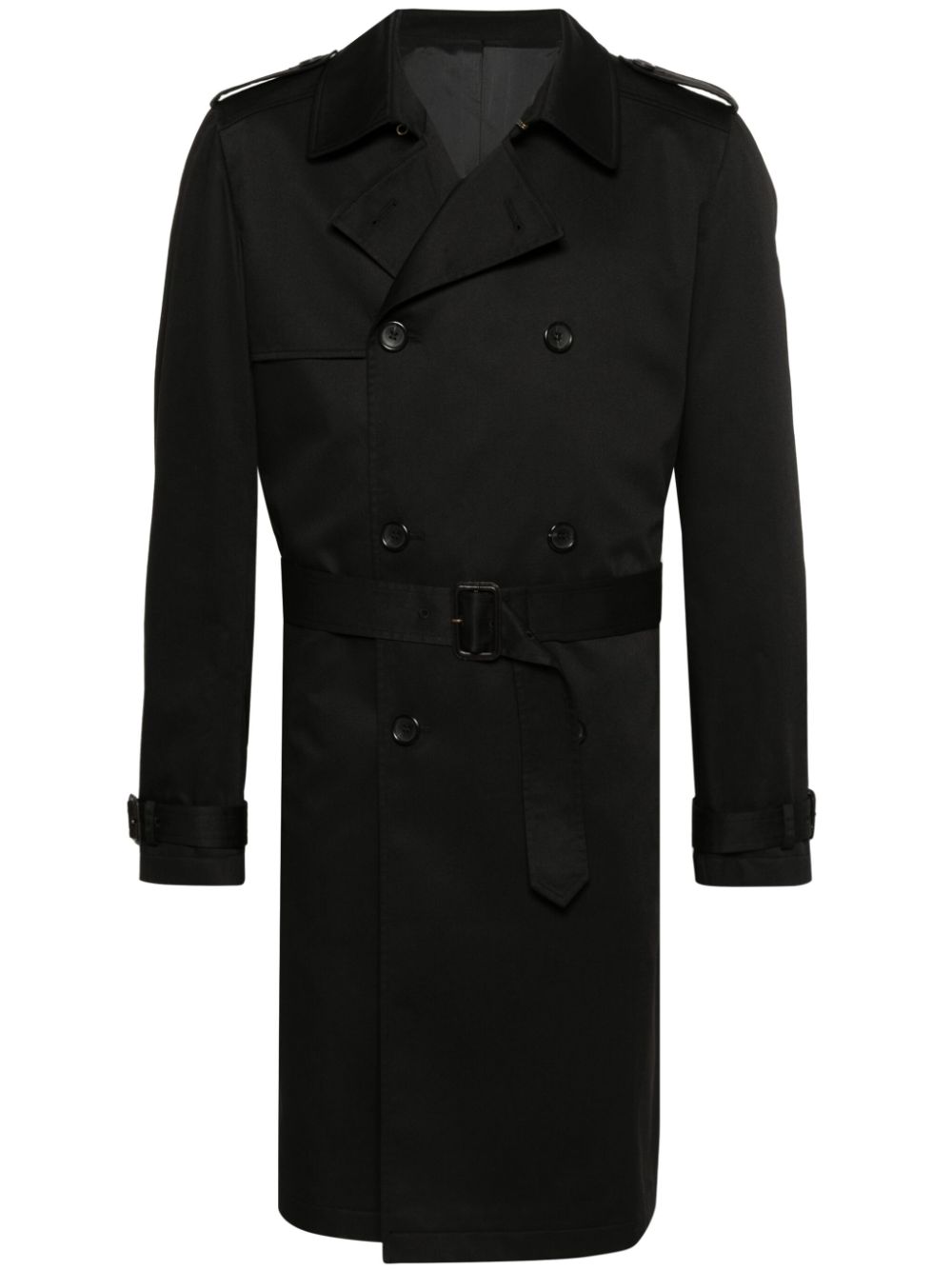 ERALDO Doppelreihiger Twill-Trenchcoat - Schwarz von ERALDO