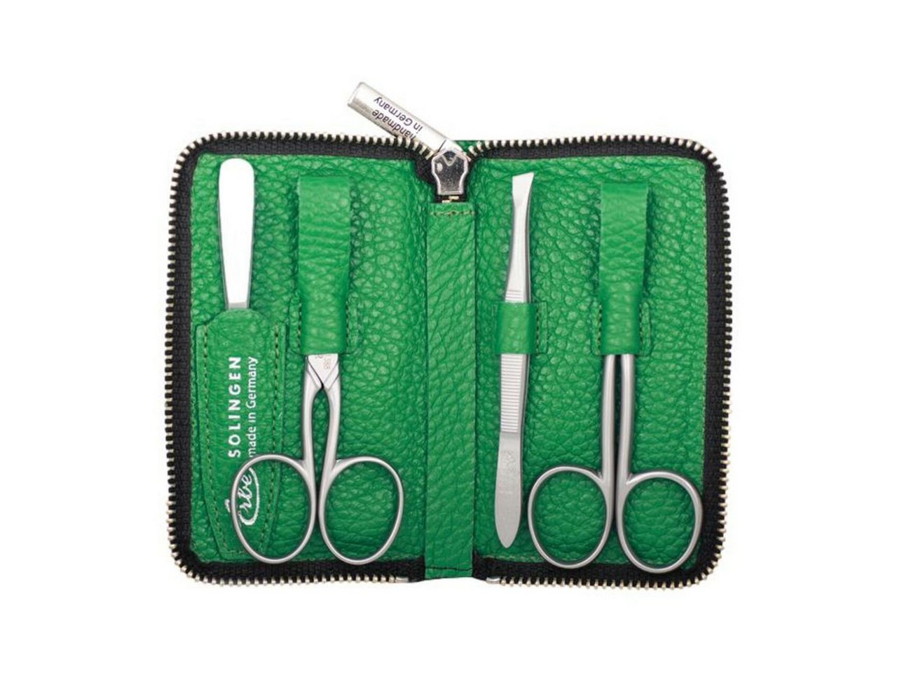 ERBE Körperpflegemittel Inox Reißverschluß-Etui Grün von ERBE