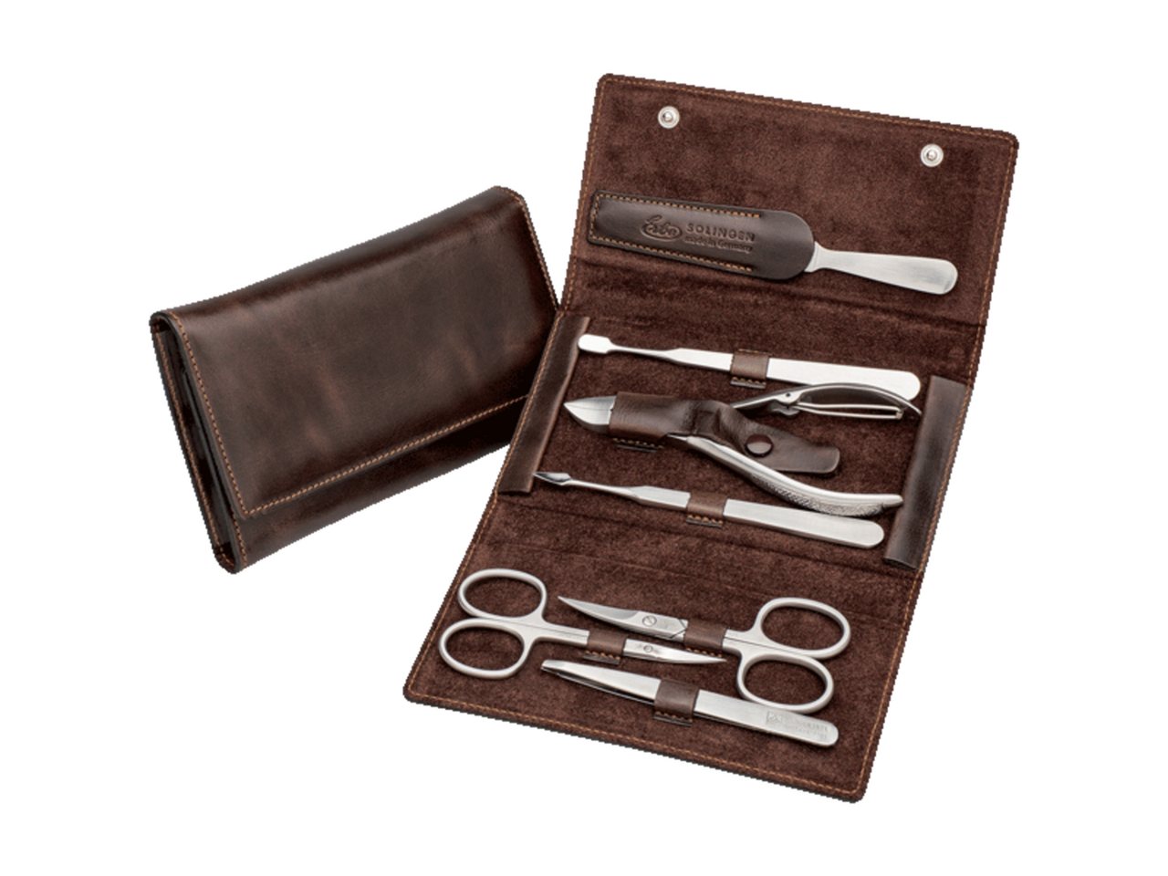 ERBE Maniküre-Etui Druckknopf-Etui Antik, rostfrei von ERBE