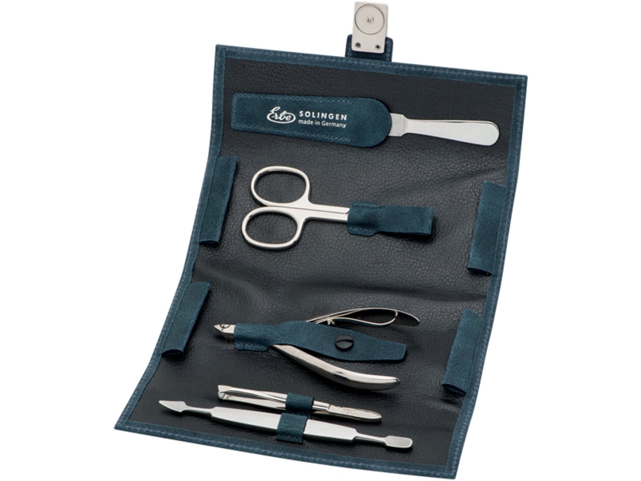 ERBE Maniküre-Etui Maniküre-Wickel-Etui Velour, rostfrei von ERBE