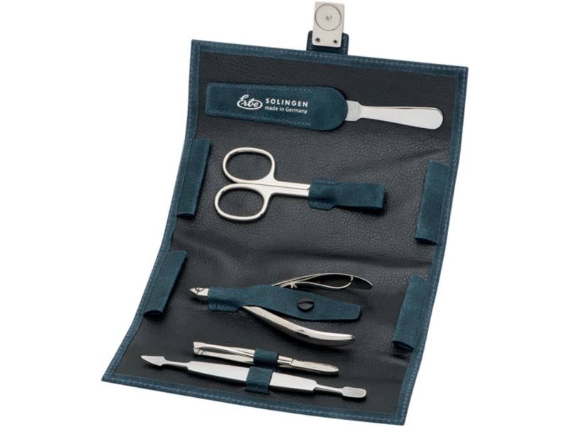 ERBE Maniküre-Etui Maniküre-Wickel-Etui Velour, rostfrei von ERBE