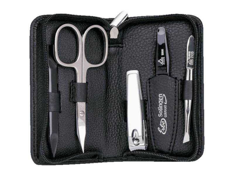 ERBE Maniküre-Etui Reißverschluss-Etui Lollipop, vernickelt, Alle Hauttypen von ERBE