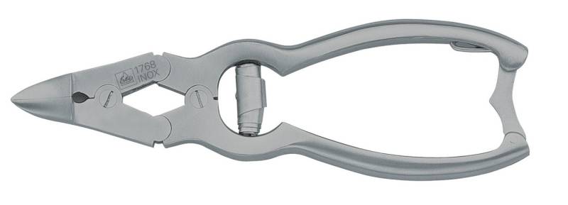 ERBE Nagelzange ERBE-DOPPELGELENKZANGE FUßNAGELZANGE CM 13,5 ROSTFREI MATTIERT, 1-tlg., rostfrei von ERBE