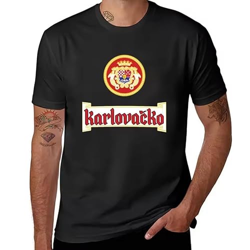 Croatia - Karlovac - Karlovacko - World Beers T-Shirt Oversized t-Shirt Shirt Funny t Shirt Clothes for Men Black XL von ERCGreDRRT