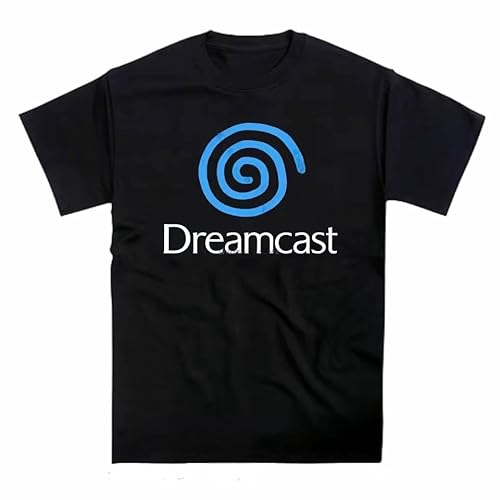 Dreamcast Tribute Blue Swirl T Shirt Brand Cotton Shirt Summer Style Cool Shirts Black XXL von ERCGreDRRT