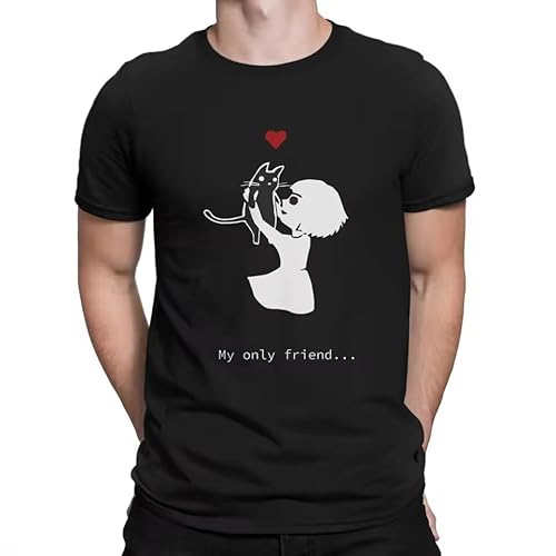Fran Bow Game Mr. Midnight (Fran Bow) Cotton T Shirt Vintage Homme Men's Tshirt O-Neck Short Sleeve Black M von ERCGreDRRT