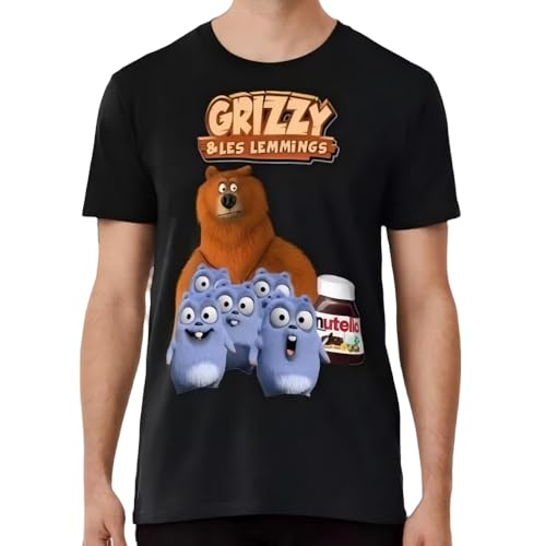 Grizzy and Lemmings S to 3XL T-Shirt Black XL Grizzy and Lemmings S to 3XL T-Shirt Black XL von ERCGreDRRT