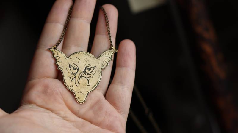 Goblin Messing Kette Anhänger || Erdreich Goblin Messing Kette Anhänger || Erdreich von ERDREICH