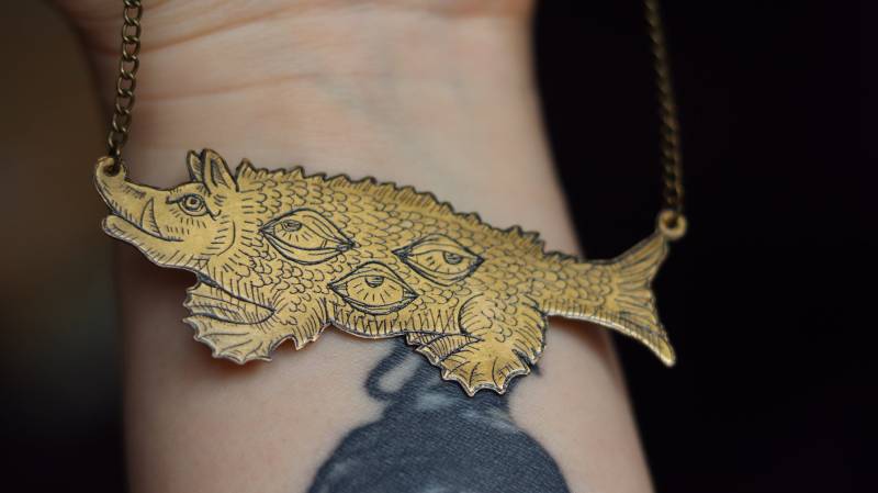 Meersau Messing Kette Anhänger || Erdreich Meersau Messing Kette Anhänger || Erdreich von ERDREICH