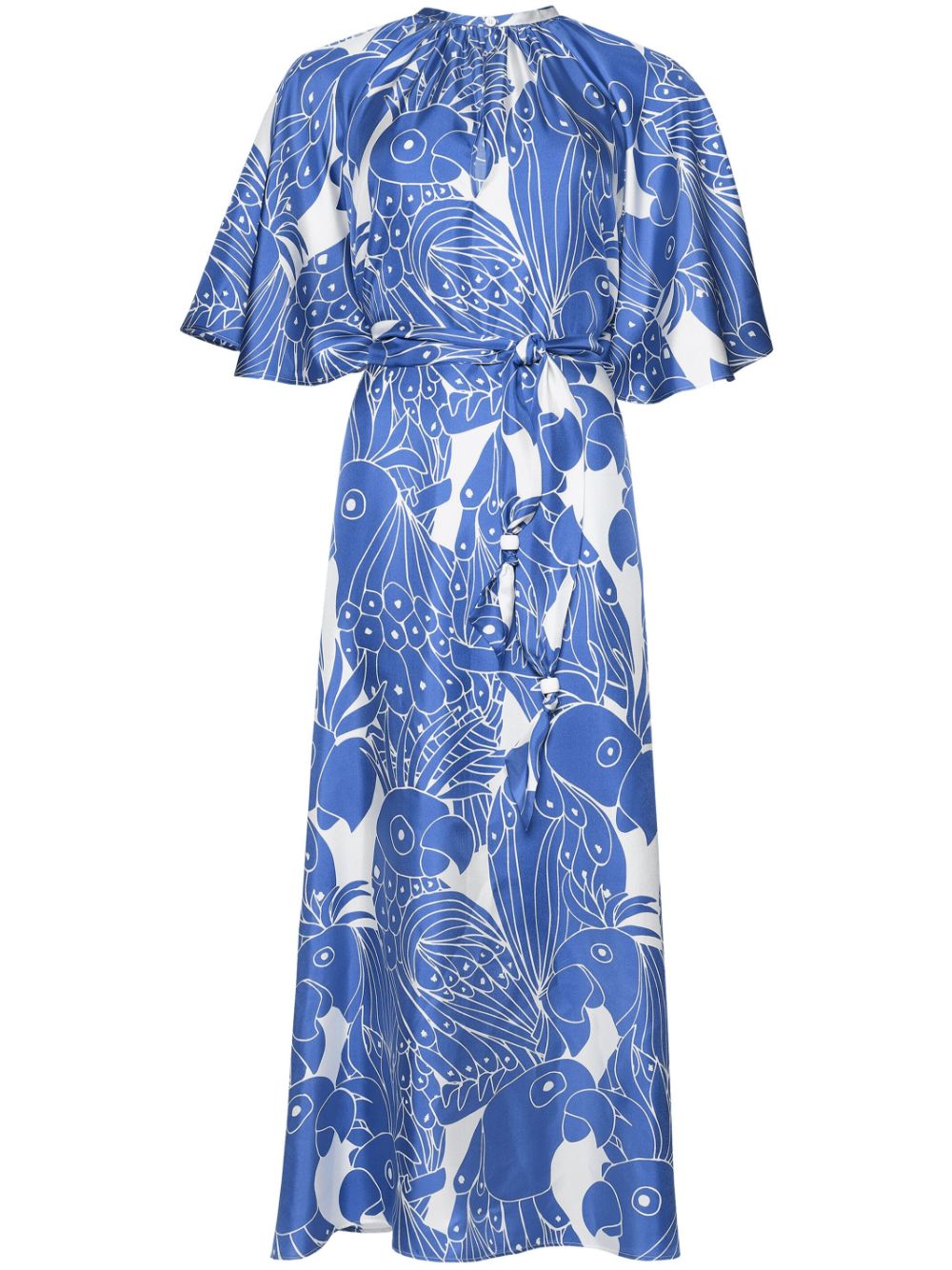 ERES Enrico Maxikleid mit Print - Blau von ERES