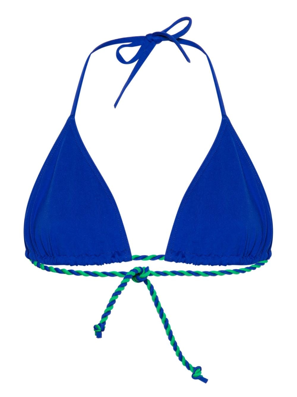 ERES Toupie Triangel-Bikinioberteil mit verdrehter Schnürung - Blau von ERES