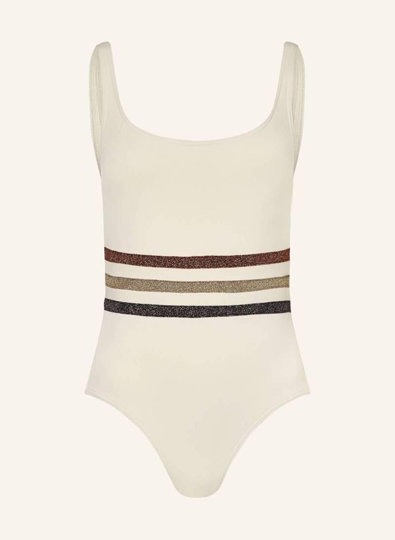 Eres Badeanzug Radieux Mit Glitzergarn weiss von ERES