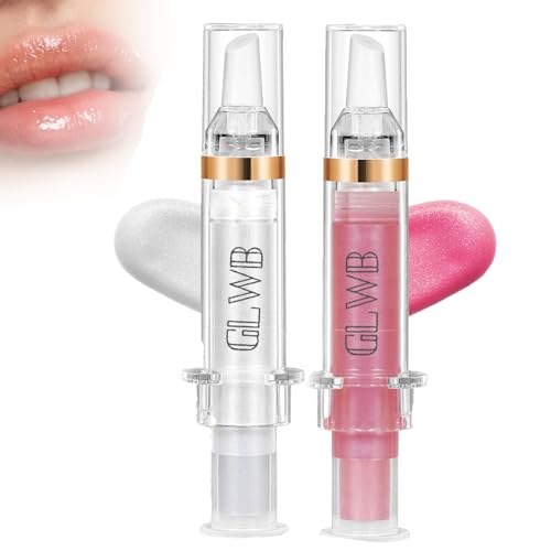 GLWB Lip Plumper, 2024 New GLWB Extreme Lip Plumper, Ultra-Hydrating Lip Plumping Booster with Chili Extract for Pouty Lips for Women, Say Bye to Frequent Touch-ups (1#+6#) von ERGRFHNL