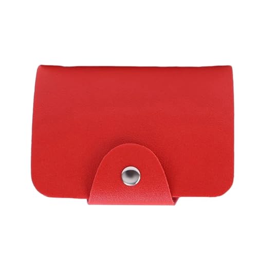 ERHTGUO 24 Bits Slots PU Leather Pocket Bag Men Women Large Capacity Credit Card Wallet Cute Anti-Theft Cards Holder Wallets(Style2) von ERHTGUO