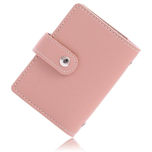 ERHTGUO 26 Card Slots Blocking PU Leather Women Credit Wallet Cute Cards Holder for Cardholder(Pink) von ERHTGUO