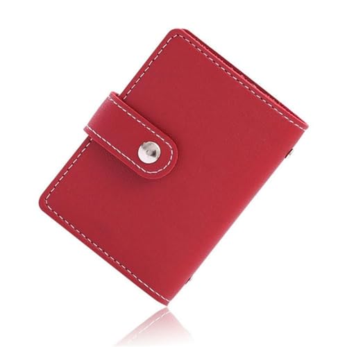 ERHTGUO 26 Card Slots Blocking PU Leather Women Credit Wallet Cute Cards Holder for Cardholder(Red) von ERHTGUO