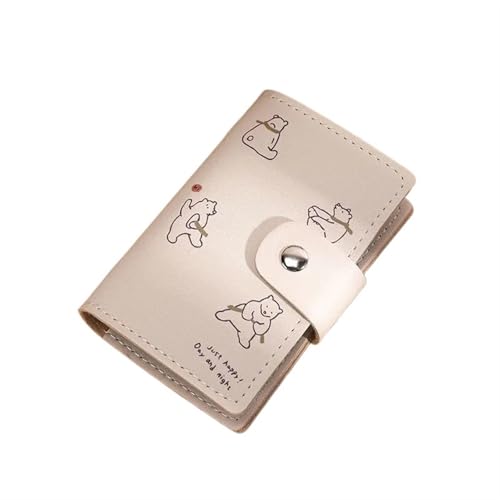 ERHTGUO 2pcs ID Cards Holders Anti Thief Cartton Cat Bank Credit Bus Cover Business Shield Card Holder Coin Pouch Wallets Bag Organizer(Bear) von ERHTGUO