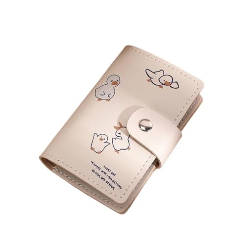 ERHTGUO 2pcs ID Cards Holders Anti Thief Cartton Cat Bank Credit Bus Cover Business Shield Card Holder Coin Pouch Wallets Bag Organizer(Duck) von ERHTGUO