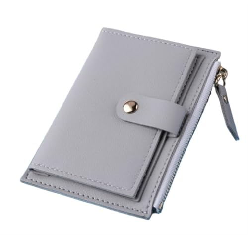 ERHTGUO 2pcs Women's Wallet Short Women Coin Purse Wallets for Woman Card Holder Small Ladies Female Hasp Mini Clutch for Girl(Light Grey) von ERHTGUO