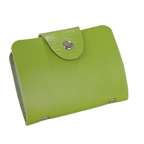 ERHTGUO Creative Multi-Pockets PU Leather Credit Card Holder Wallet Men's Id Travel Cash Pouch Women's Cardholders(Green) von ERHTGUO