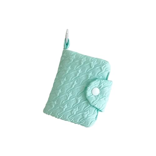 ERHTGUO Ins Simple Zero Wallet Girls Candy Color Card Bag Student Backpack Pendant Buckle Small Coin Purse Cute(Green) von ERHTGUO