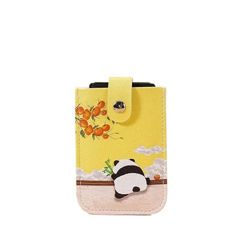 ERHTGUO Laminated Concealed Mini Card Wallet Pull-Out Type RFID Blocking ID Holder 6 Pockets PU Leather Business Case(3) von ERHTGUO