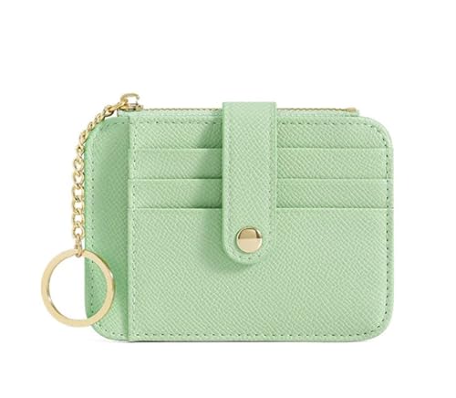 ERHTGUO Mini Student Keychain Wallet with Multiple Card Slots Minimalist and Creative Women's Holder(Green) von ERHTGUO