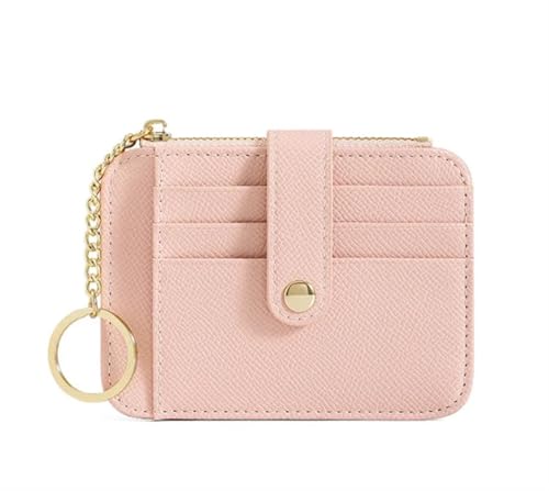 ERHTGUO Mini Student Keychain Wallet with Multiple Card Slots Minimalist and Creative Women's Holder(Pink) von ERHTGUO