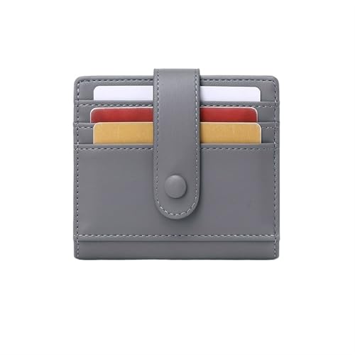 ERHTGUO RFID Women's Credit Card Holders PU Leather Ultra Thin Set Business Holder Small Wallet(Grey) von ERHTGUO