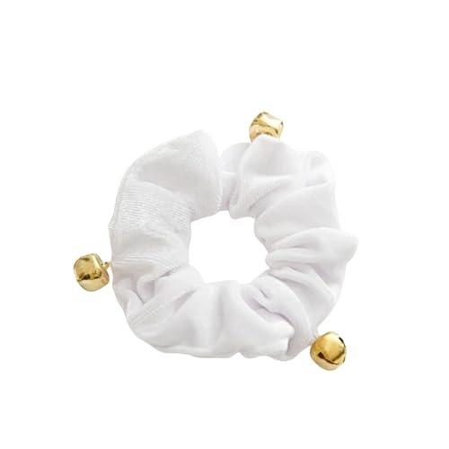 2PCS Nette Cartoon Elastische Haarbänder Gummi Haar Seil Krawatte Mädchen Haar Scrunchie Pferdeschwanz Zubehör (Color : White) von ERICAT