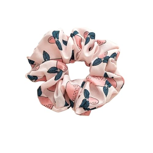 2PCS Süße Nette Avocado Obst Druck Floral Scrunchies for Frauen Haar Zubehör Elastische Haar Gummiband Haar Seil Haar ring (Color : B2) von ERICAT