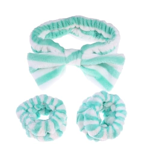 3 Stück Handgelenk Spa Make Up Handtuch Band Armband for Waschen des Gesichts Handgelenk Schweißband Stirnband (Color : C01) von ERICAT