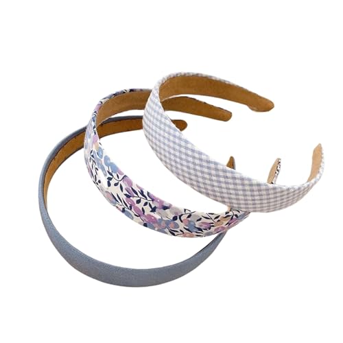 3 stücke Frauen Tuch Haar Bands Kopfschmuck Stirnband Mädchen Haarband Haar Hoop Weibliche Haar Zubehör Kopfbedeckungen (Color : C3) von ERICAT