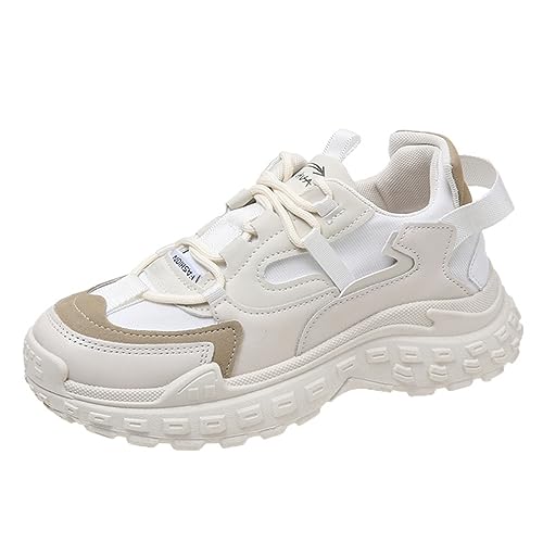 Atmungsaktive Pops Schuhe Weibliche Mode Koreanische Farbe Kombination Dicker Boden Studenten Sport Freizeitschuhe Bequeme Einzelne Schuhe von ERICAT