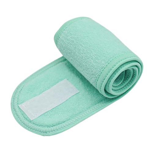 Breites Haarband for Frauen, weiches Frottee-Stirnband for Yoga, Bad, Dusche und Gesichtswaschen, Haar-Accessoires (Color : Green) von ERICAT