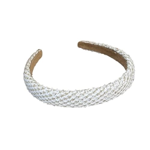 Bunte karierte Haarbänder for Frauen und Mädchen, elegantes Match, breites Stirnband, Haarreifen, Kopfschmuck, 2 Stück (Color : 2 21648) von ERICAT