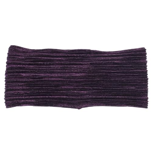 Damen Bronzing Color Gefaltetes Stirnband Atmungsaktive elastische Stirnbänder for Mädchen Mesh Haarband Zubehör (Color : Purple-1) von ERICAT