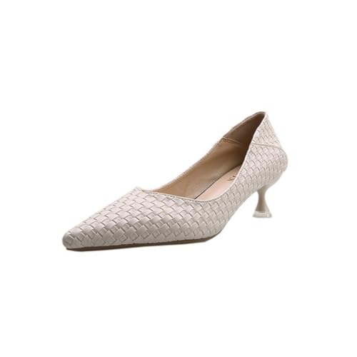 Damen Mittelhohe Schuhe Schwarz Feiner Absatz Pumps Schuhe Niedrig Geflochtene Mode Hofschuhe Spitz Zehe Prinzessin Sexy Lederschuhe Pull on Sommer Sandalen Damen Mittelhohe Schuhe Schwarz Feiner Absatz Pumps Schuhe Niedrig Geflochtene Mode Hofschuhe Spitz Zehe Prinzessin Sexy Lederschuhe Pull on Sommer Sandalen von ERICAT