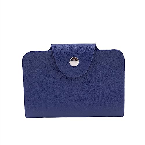 ERICAT 24 Slots Kartenhalter Tasche Fall Frauen Männer Kredit-ID-Karten-Organizer (Color : Dark Blue) von ERICAT