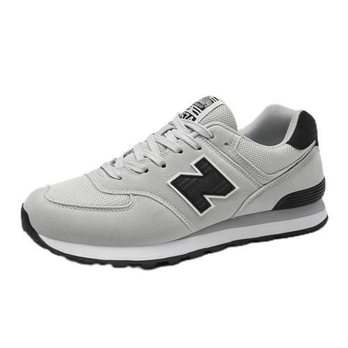 ERICAT Damen Grau Turnschuhe rutschfeste Leichte Trainer Weiche Sohle Outdoor Herren Sport Gesunde Freizeitschuhe Atmungsaktive Leichte Paar Schuhe von ERICAT