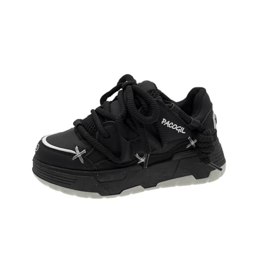 ERICAT Damen Höhe Turnschuhe Freizeitschuhe Outdoor Sport Laufschuhe Komfortable Mesh Plattform Student Schuhe Mode Retro Board Schuhe ERICAT Damen Höhe Turnschuhe Freizeitschuhe Outdoor Sport Laufschuhe Komfortable Mesh Plattform Student Schuhe Mode Retro Board Schuhe von ERICAT