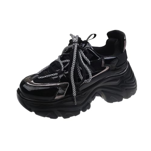 Draußen Sports Freizeitschuhe Weiche Sohlen Leichte Atmungsaktive Laufschuhe Dicke Sohle Höhenvergrößernde Turnschuhe Mode Retro Turnschuhe von ERICAT