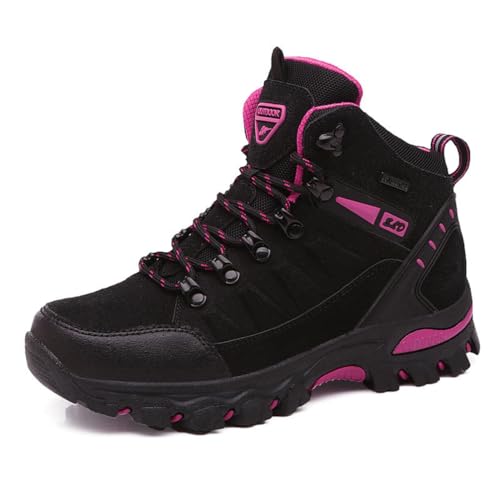 ERICAT Paar Bergsteigerstiefel Schnürschuhe rutschfeste Outdoor Herren Sport Langlaufschuhe Damen Bergwanderschuhe Atmungsaktive Wanderschuhe von ERICAT